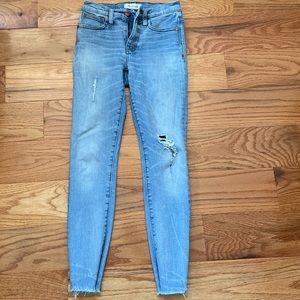 Madewell 9” high rise skinny